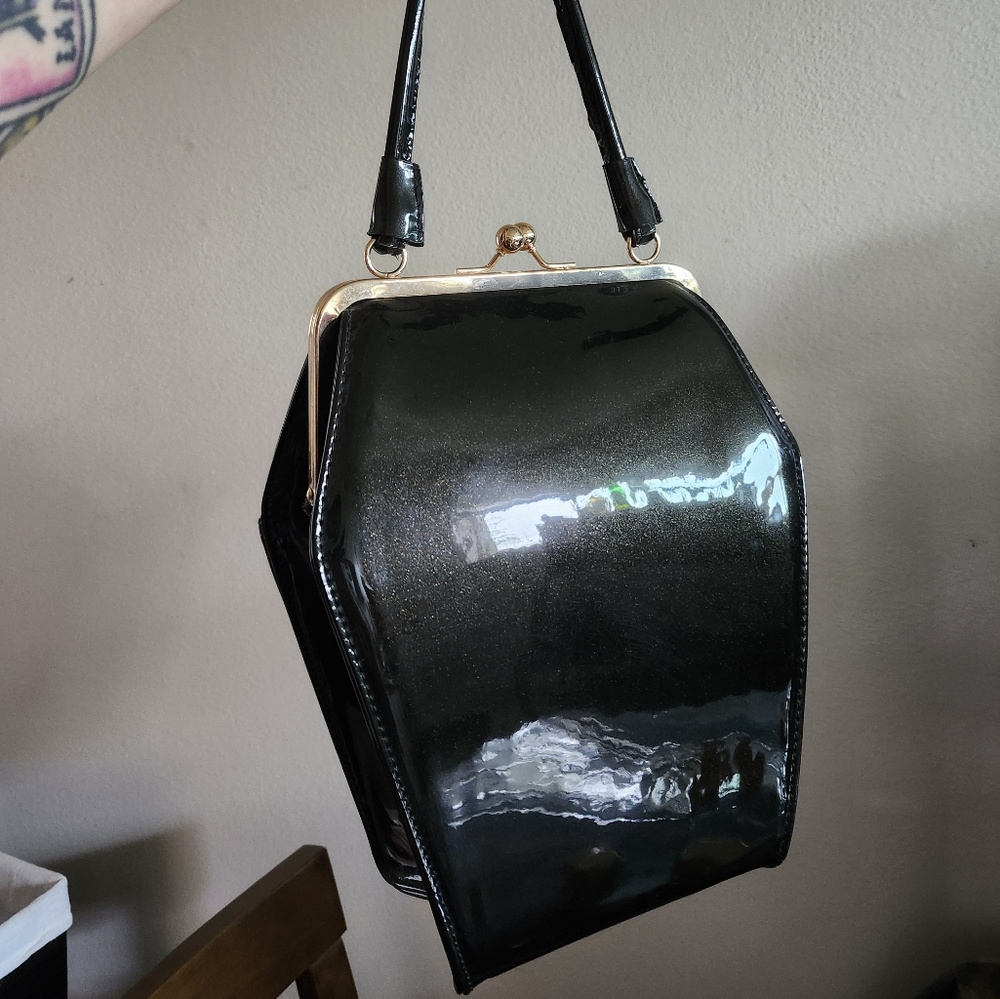 SOLD: Tatyana To Die For Coffin Pinup Purse